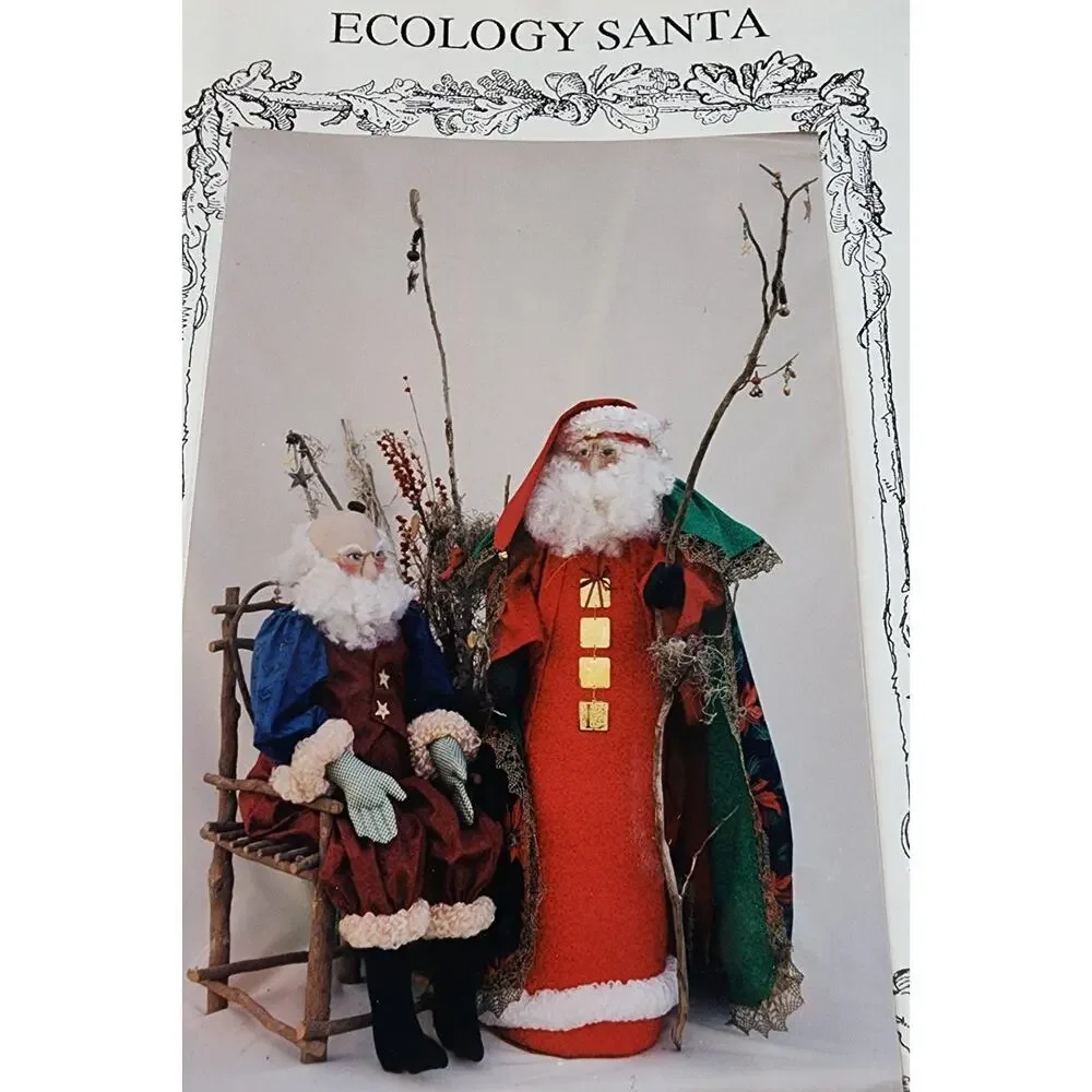 Osage County Quilt Factory Ecology Santa 29.5